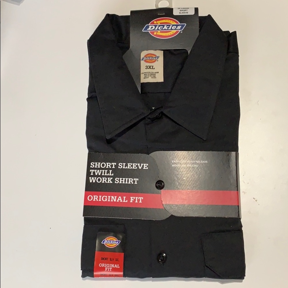 Men’s Original Fit Short Sleeve Twill Workshirt